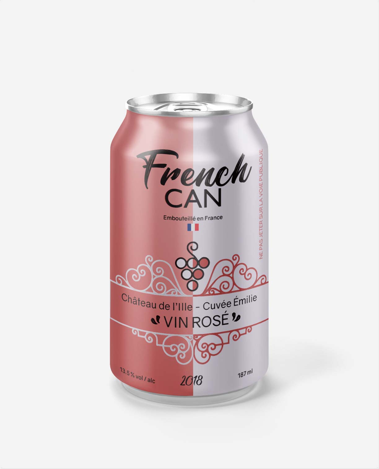 Vin Rosé French Can