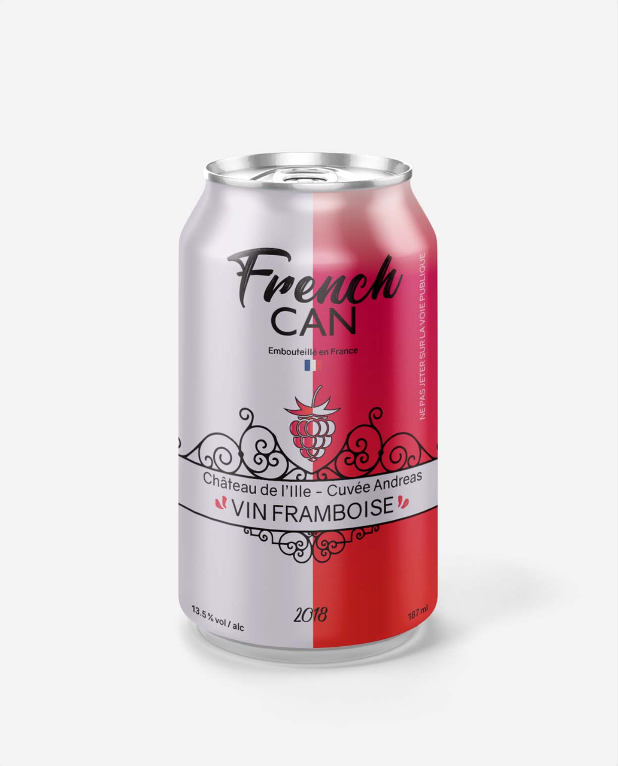 Vin Framboise French Can